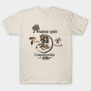 Warrior Spirit Gift Native American Horse Indian T-Shirt